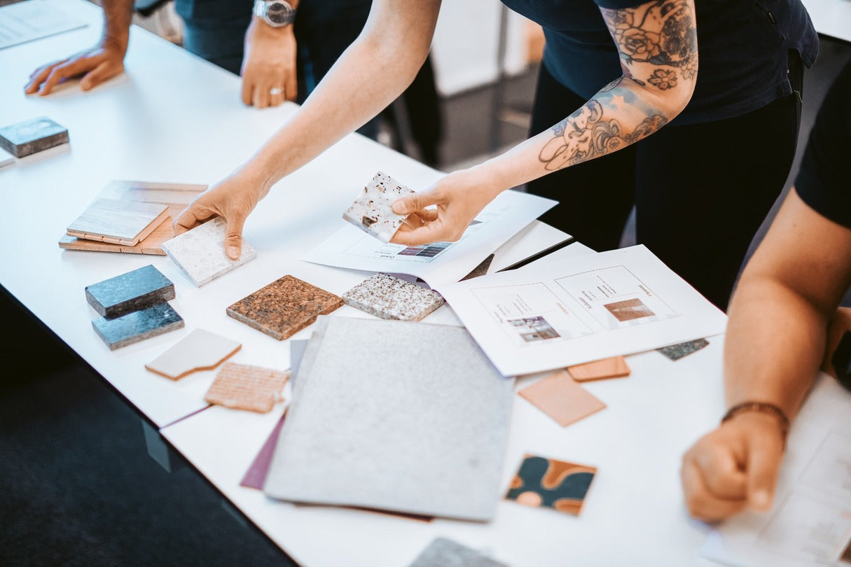 Lattia- ja sisustusmateriaalit